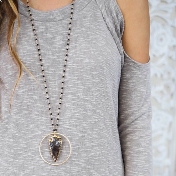 Meghan Bo Designs Jewelry - Meghan Bo Designs • rosary arrowhead necklace